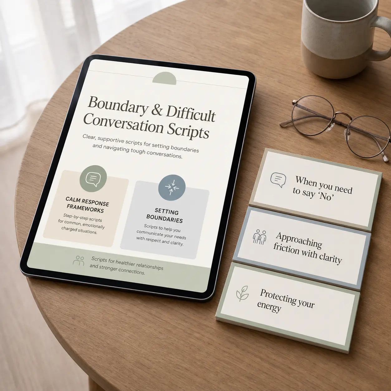 Boundary & Difficult Conversation Scripts